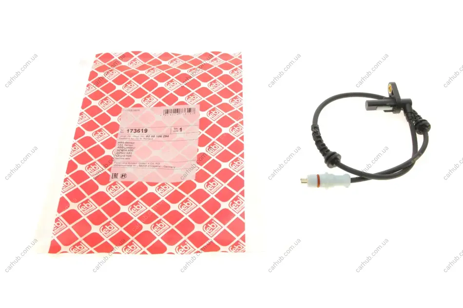 Датчик ABS (передній) Renault Clio II/Kangoo/Twingo 1.2-2.0 16V 02- FEBI BILSTEIN 173619 (фото 1)
