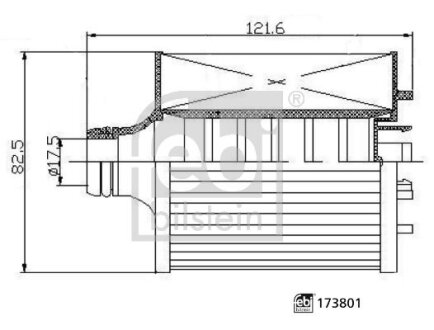 Масляний фільтр FEBI BILSTEIN 173801