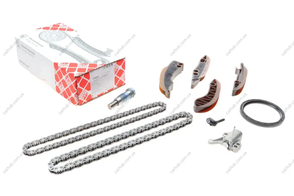 Комплект ланцюга ГРМ BMW 3 (F34)/X1 (F48)/X4 (F98) 1.5D/1.6D/2.0D 12- (B37) (з покриттям TRITAN®) FEBI BILSTEIN 174035 (фото 1)