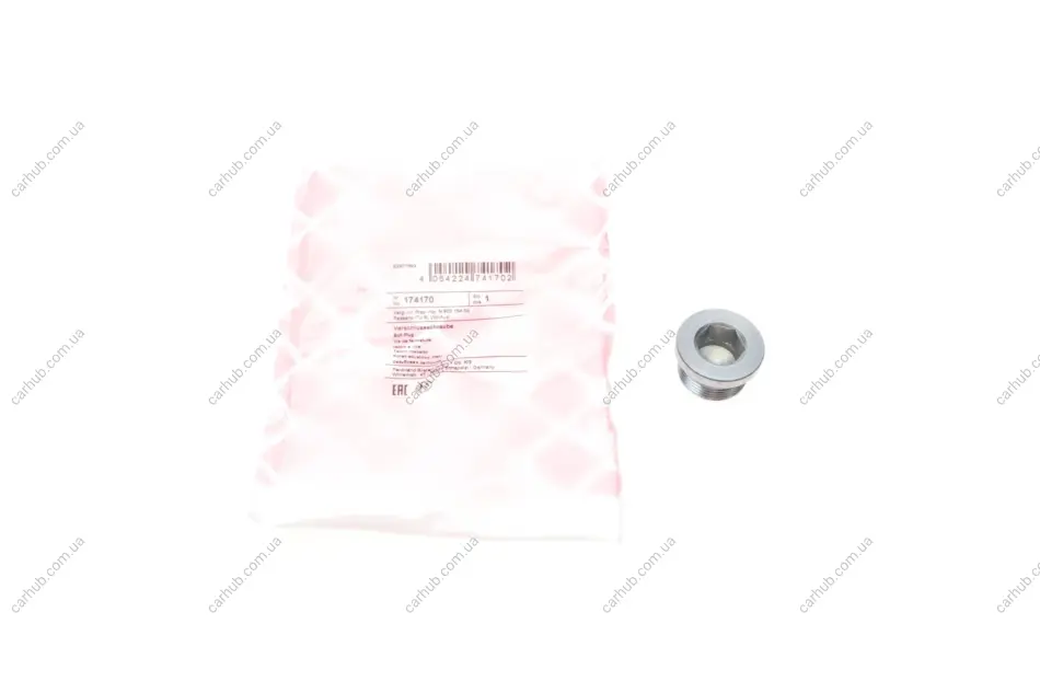 Болт зливу оливи (АКПП) VW Caddy/Golf/Passat/Touran/Seat Leon/Toledo 1.0-2.0TSI/TFSI 05- (M24x1.5x) FEBI BILSTEIN 174170 (фото 1)