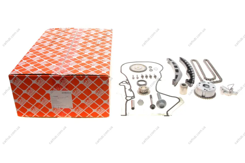Комплект ланцюга ГРМ Seat Ibiza IV/Toledo IV 1.2 08-15/Skoda Fabia/Rapid 1.2 07-14 (130z) FEBI BILSTEIN 174393 (фото 1)