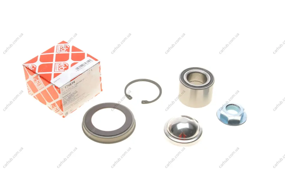 Підшипник маточини (задньої) Ford Fiesta 01- (29x53x37) (+ABS) FEBI BILSTEIN 174614 (фото 1)