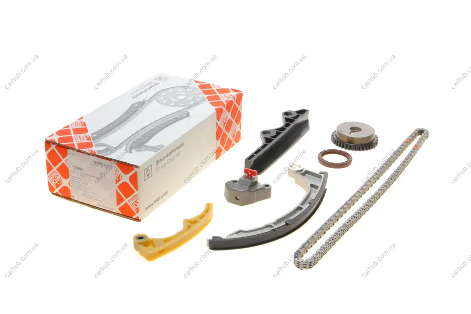 Комплект ланцюга ГРМ Nissan Micra 1.2/1.4 16V 03-10 FEBI BILSTEIN 174881 (фото 1)