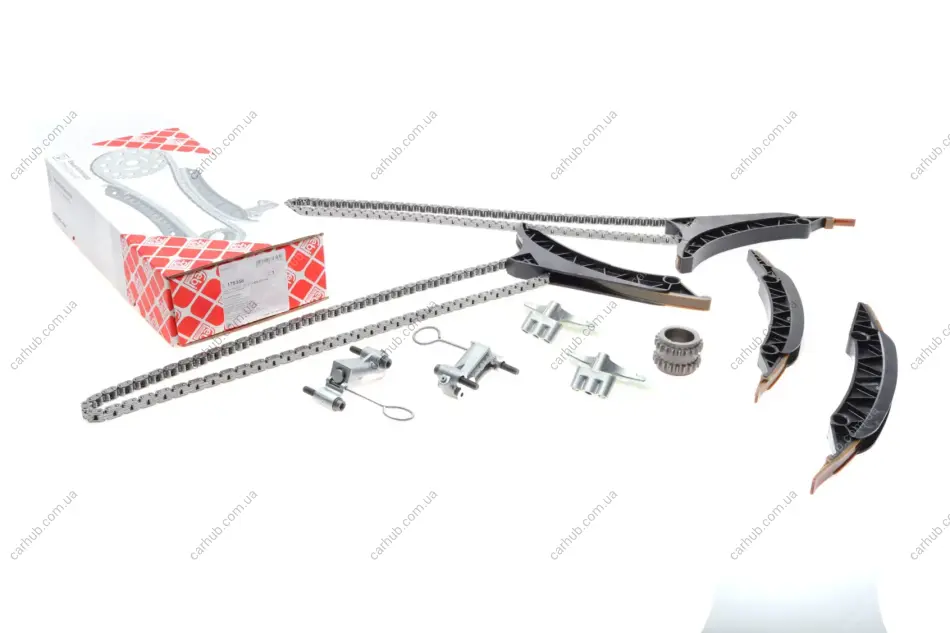 Комплект ланцюга ГРМ BMW 5 (F10)/7 (F01/F02/F03/F04)/X5 (E70/F15/F85)/X6 (E71/E72) 08-14 (N63) (з покриттям TRITAN®) FEBI BILSTEIN 175356 (фото 1)