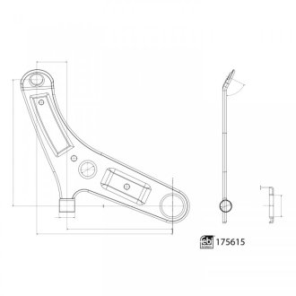 Рычаг подвески FEBI BILSTEIN 175615