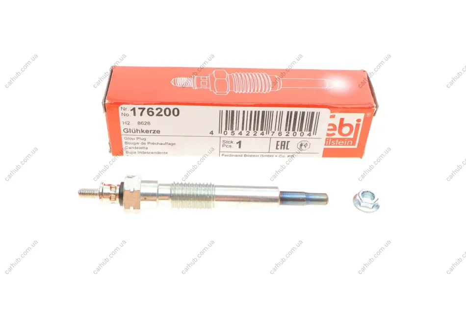 Свічка розжарювання Opel Combo 1.7D 94-01 (11V) FEBI BILSTEIN 176200 (фото 1)