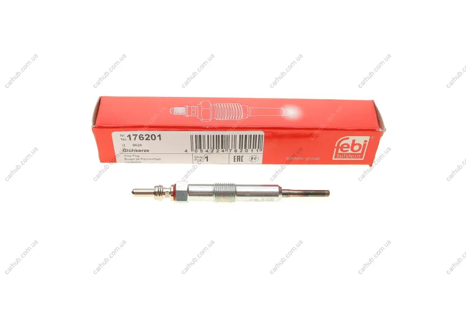 Свічка розжарювання Renault Kangoo 1.5dCi 10- (4.4V) FEBI BILSTEIN 176201 (фото 1)