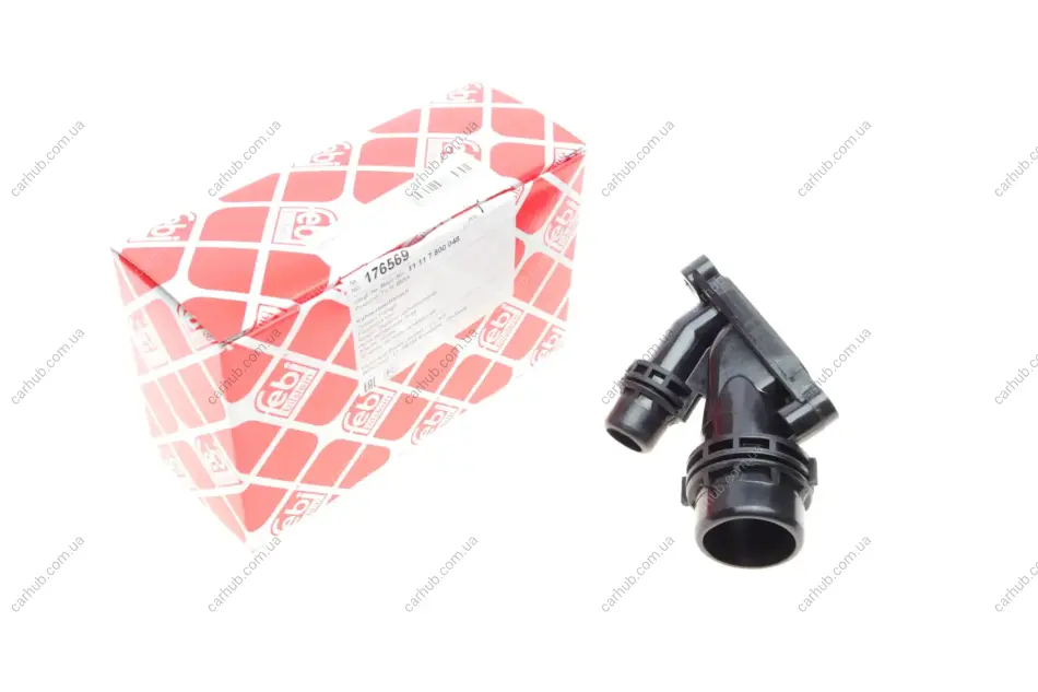 Фланець системи охолодження BMW 3 (E90/5 (E60) 04-11 (N47/N57) FEBI BILSTEIN 176569 (фото 1)