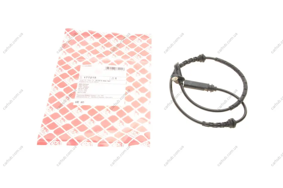 Датчик ABS (передній) BMW X1 (F48) 15- (L=635mm) FEBI BILSTEIN 177215 (фото 1)