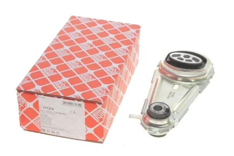Подушка двигуна (задня/нижня) Renault Megane III 1.5 dCi 09- (косточка) FEBI BILSTEIN 177274