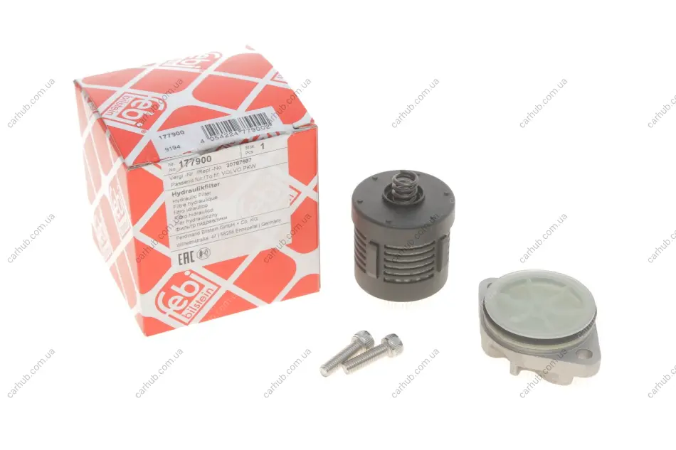 Фільтр масляний диференціал Volvo S40/S60/V70/XC70/XC90 00-14 (к-кт) FEBI BILSTEIN 177900 (фото 1)