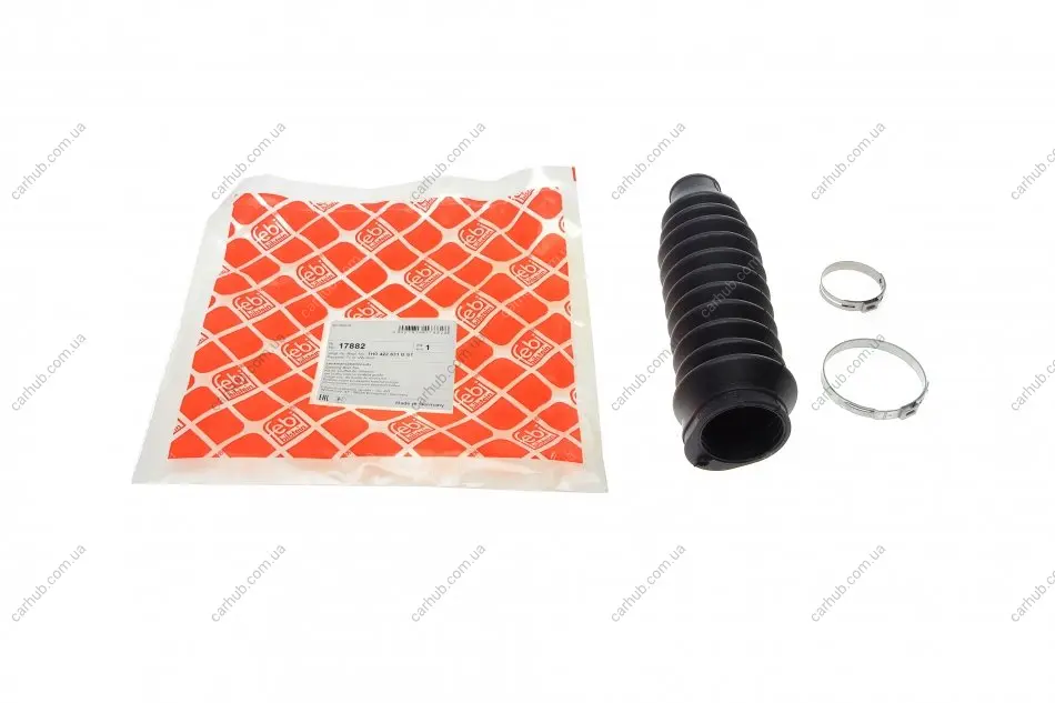 Пильник рейки рульової VW Caddy II 95-03 (к-кт)(L=210mm) FEBI BILSTEIN 17882 (фото 1)