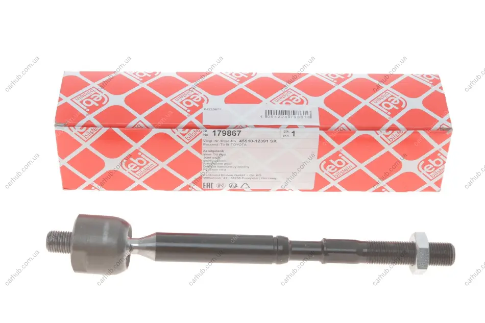 Тяга рульова Toyota Auris/Corolla 06-13 FEBI BILSTEIN 179867 (фото 1)
