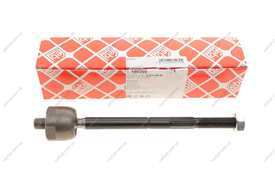 Тяга рульова Citroen C3 1.2-1.6 16- (L=230mm) FEBI BILSTEIN 180269 (фото 1)