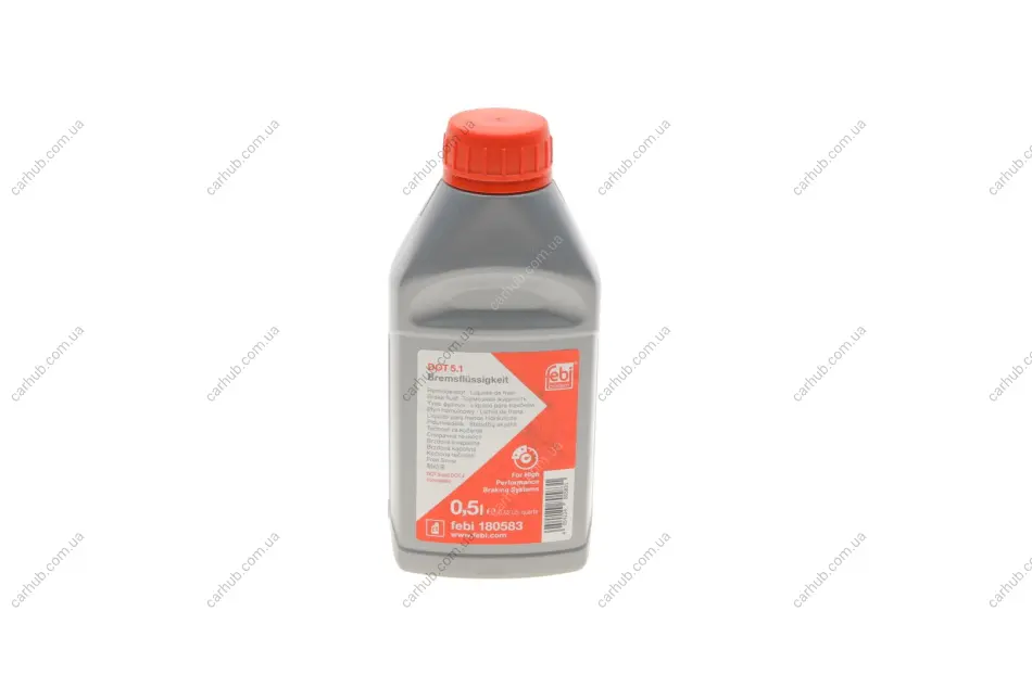 Рідина гальмівна DOT 5.1 (0.5L) FEBI BILSTEIN 180583 (фото 1)