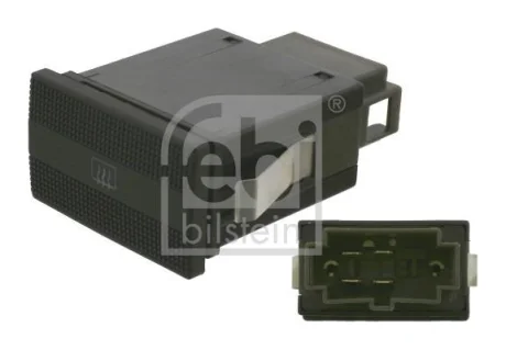 Кнопка включення обігріву заднього скла VW CALIFORNIA T4 CAMPER, PASSAT B3/B4, TRANSPORTER T4 1.6-2.9 02.88-06.03 FEBI BILSTEIN 18080