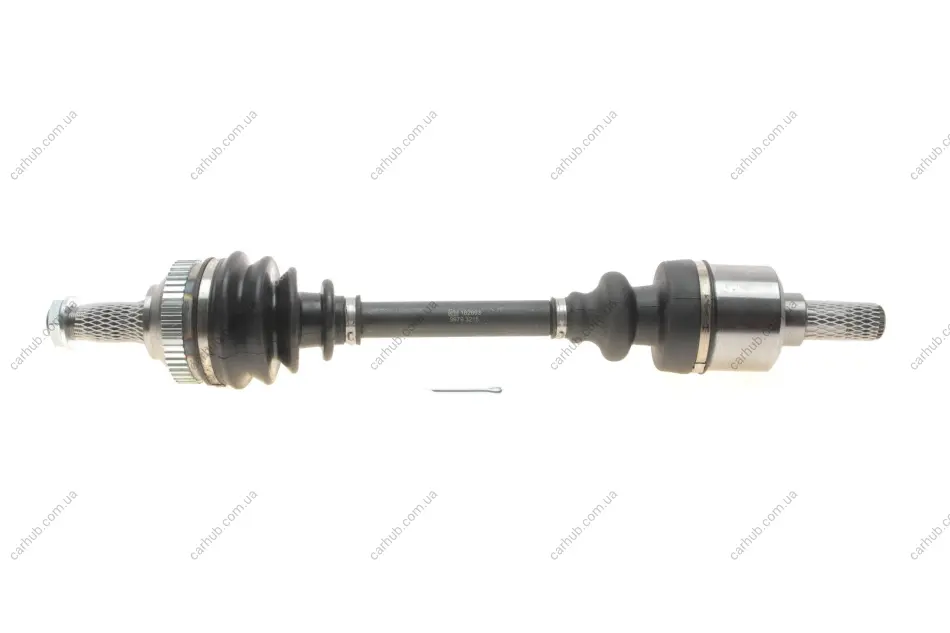Піввісь (передня) (L) Citroen Berlingo/Peugeot Partner 1.6/2.0 HDi 98-11 (25z/24z/583mm) (+ABS) FEBI BILSTEIN 182693 (фото 1)