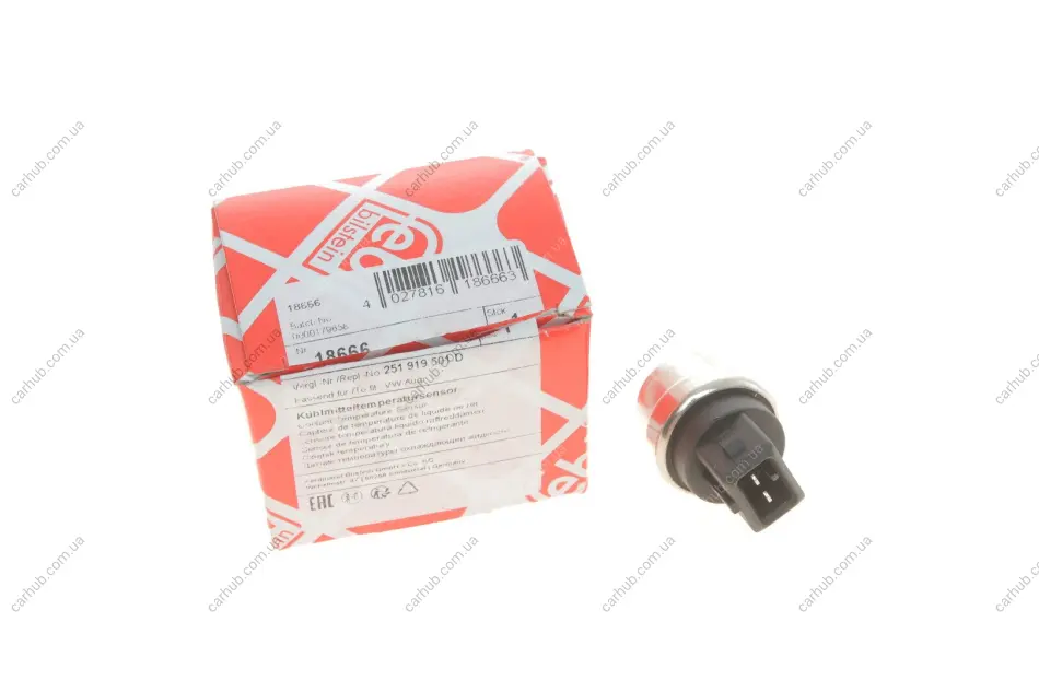 Датчик температури охолоджуючої рідини VW Caddy II/LT 28-55/T4 FEBI BILSTEIN 18666 (фото 1)