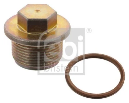 Гвинт зливного масляного піддону M26x1,5 AUDI 100 C2, 100 C4, 80 B1, 80 B2, 80 B4, 90 B3, A4 B5, A6 C4, A6 C5, A8 D2, CABRIOLET B3, COUPE B3 CITROEN C3 III, C5 AIRCROSS 1.2-2.8 01.60- FEBI BILSTEIN 19401