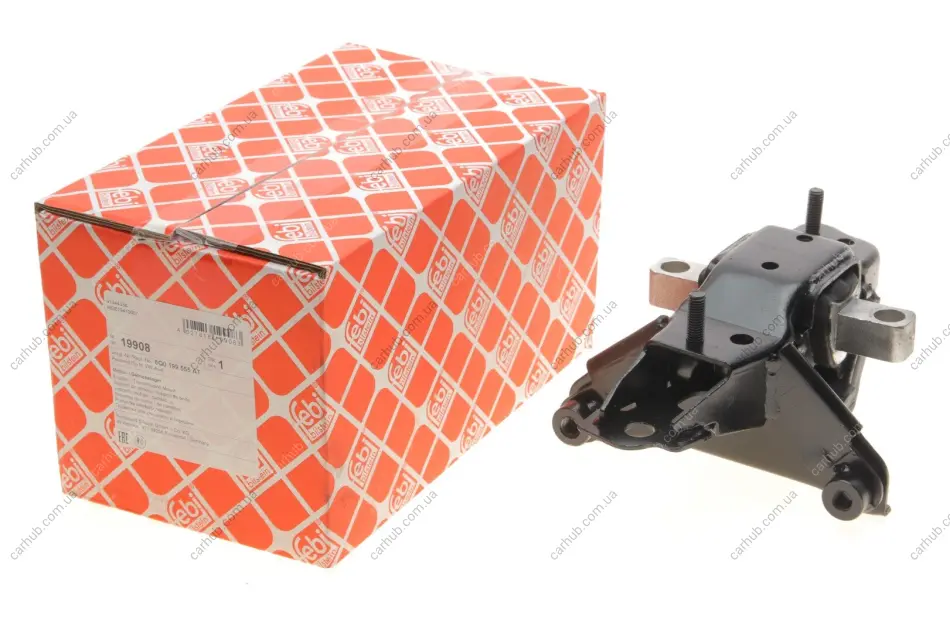 Подушка двигуна (задня) (L) Skoda Fabia/Rapid 1.2-1.6 07-15/VW Polo 1.2TSI/1.6 09- FEBI BILSTEIN 19908 (фото 1)