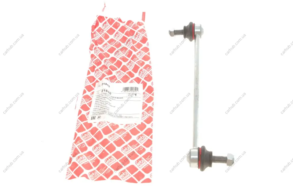 Тяга стабілізатора (переднього) Nissan Micra 1.4/1.6 03- (L=248 мм) FEBI BILSTEIN 21810 (фото 1)