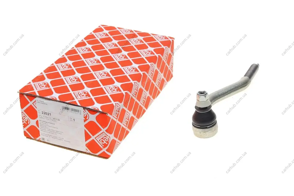 Наконечник тяги рульової (R) Citroen C5 01-08 FEBI BILSTEIN 22021 (фото 1)