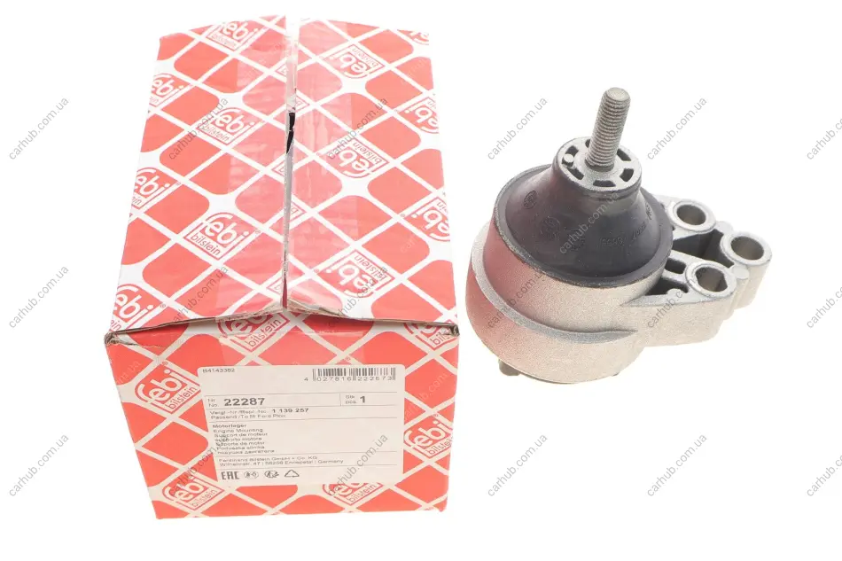 Подушка двигуна (R) Ford Focus 1.4/1.6 16V 98-04 (гидравлика) FEBI BILSTEIN 22287 (фото 1)