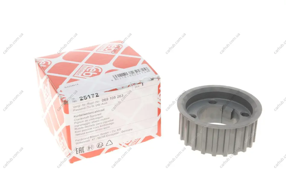 Шестерня колінвалу VW 2.5TDI (z=22) FEBI BILSTEIN 25172 (фото 1)