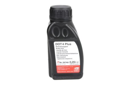 Жидкость тормозная DOT4 Plus (250мл)) FEBI BILSTEIN 26748 (фото 1)