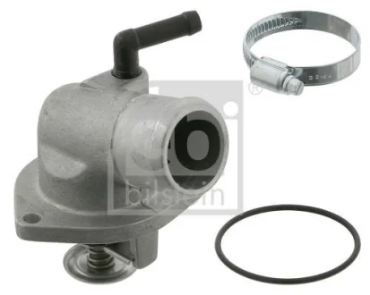 Термостат системи охолодження (92 107°C, в корпусі) CHEVROLET LACETTI OPEL ASTRA F, ASTRA F CLASSIC, ASTRA G, ASTRA G CLASSIC, ASTRA H, CORSA B, CORSA C, OMEGA B, TIGRA 1.4-2.0 03.94-03.13 FEBI BILSTEIN 28349