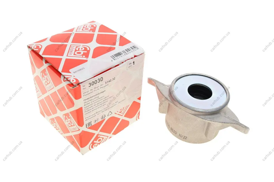Подушка амортизатора (заднього) Peugeot 307/Citroen C4 00- FEBI BILSTEIN 30030 (фото 1)