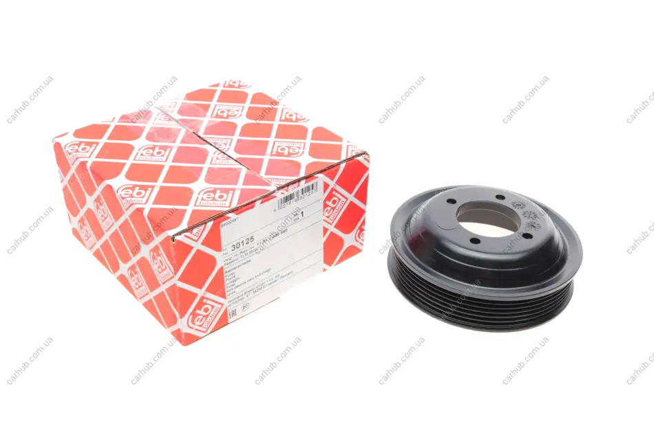 Шків помпи водяної BMW 3 (E46)/5 (E39/E60) 2.0-3.0i -10 FEBI BILSTEIN 30125 (фото 1)