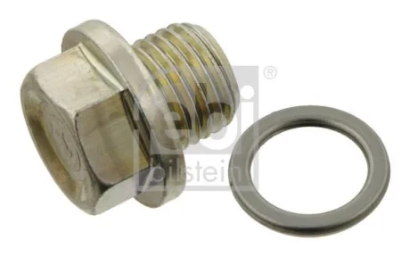 Болт зливу оливи Hyundai Accent/Kia Rio/Mitsubishi Lancer/Suzuki Grand Vitara 90- (M14x1.5) FEBI BILSTEIN 30269
