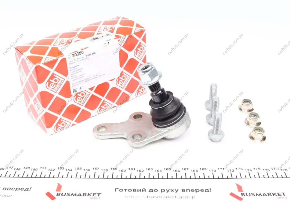 Опора кульова (передня/знизу) Ford C-max 07-10/ Focus 04-12 FEBI BILSTEIN 30380 (фото 1)