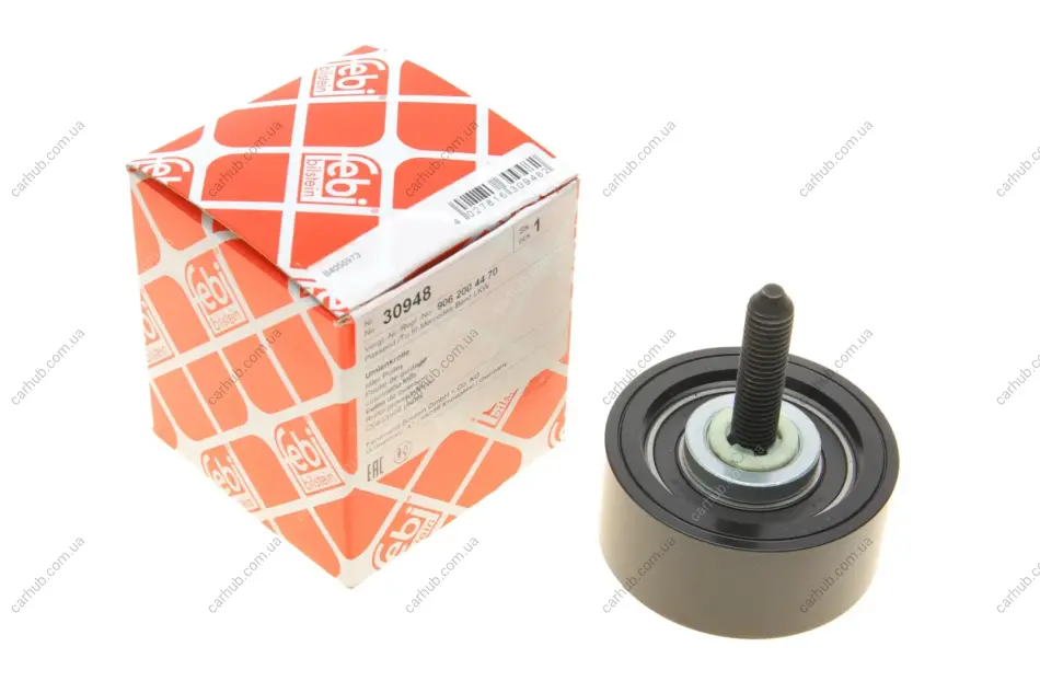 Ролик генератора MB Vario OM904 86-13 (натяжний) (75x32.5) FEBI BILSTEIN 30948 (фото 1)
