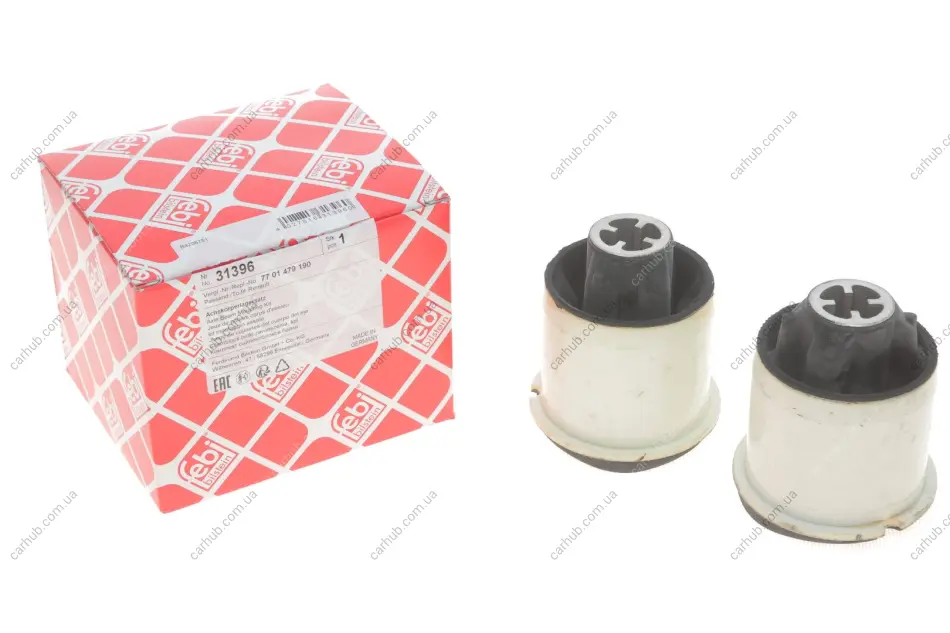 Сайлентблок балки (задньої) Renault Megane II 1.5-2.0 dCi 02-09 (к-кт) FEBI BILSTEIN 31396 (фото 1)