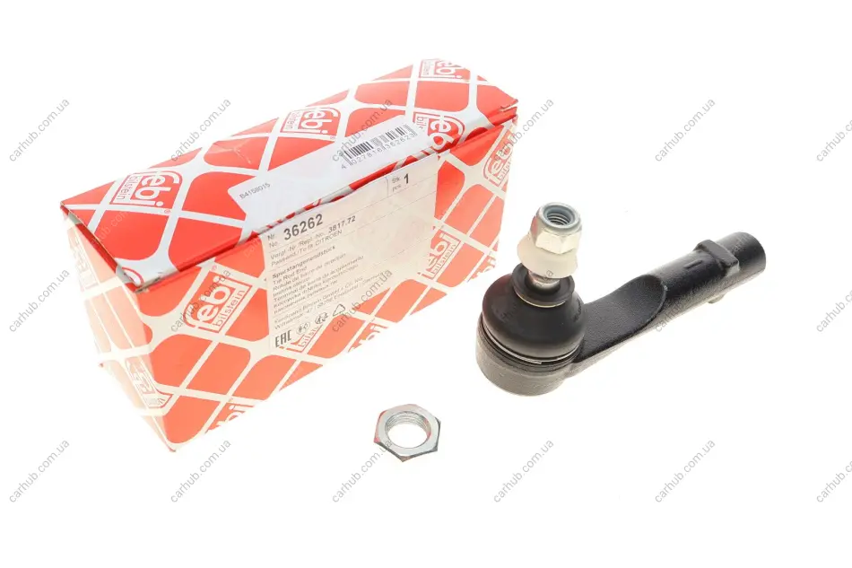 Наконечник тяги рульової (R) Citroen C4 Grand PicassoI/C4 Picasso I 06- FEBI BILSTEIN 36262 (фото 1)