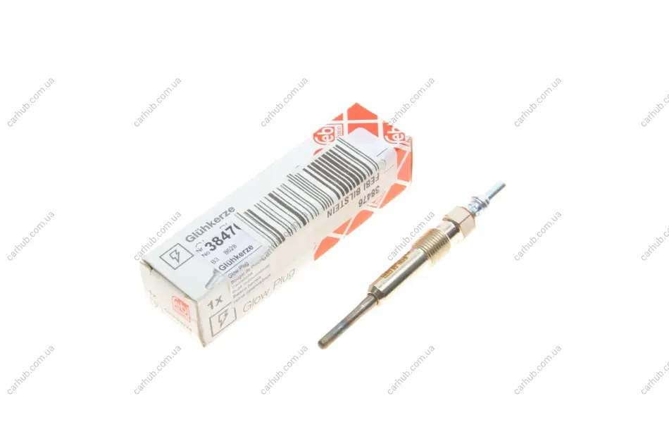 Свічка розжарювання Renault Megane III/Scenic III 1.9dCi 08- (4.4V) M10x1.0 (L=90.5mm) Euro 5 FEBI BILSTEIN 38476 (фото 1)