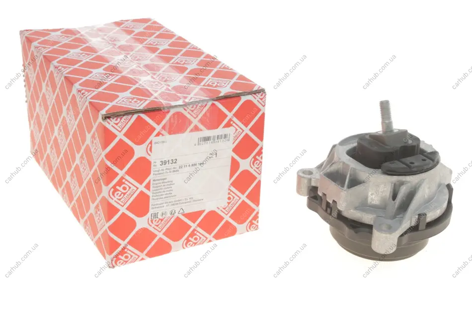Подушка двигуна (R) BMW 3 (F30/F80)/X3 (F25)/X4 (F26) 12-18 B46/B48/N20/N26 FEBI BILSTEIN 39132 (фото 1)