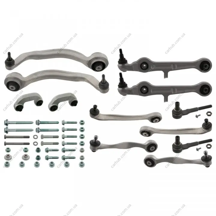 Комплект важелів підвіски (передньої) Audi A4 (B6/B7) 00-/A6 (C6) 04-/Seat Exeo 09- (з болтами) FEBI BILSTEIN 39404 (фото 1)