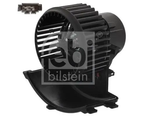 Вентилятор салону VW CALIFORNIA T5 CAMPER, CALIFORNIA T6 CAMPER, MULTIVAN T5, MULTIVAN T6, SHARAN, TRANSPORTER T5, TRANSPORTER T6, TRANSPORTER T6 / CARAVELLE T6 1.9D-3.2 04.00-08.24 FEBI BILSTEIN 40183 (фото 1)