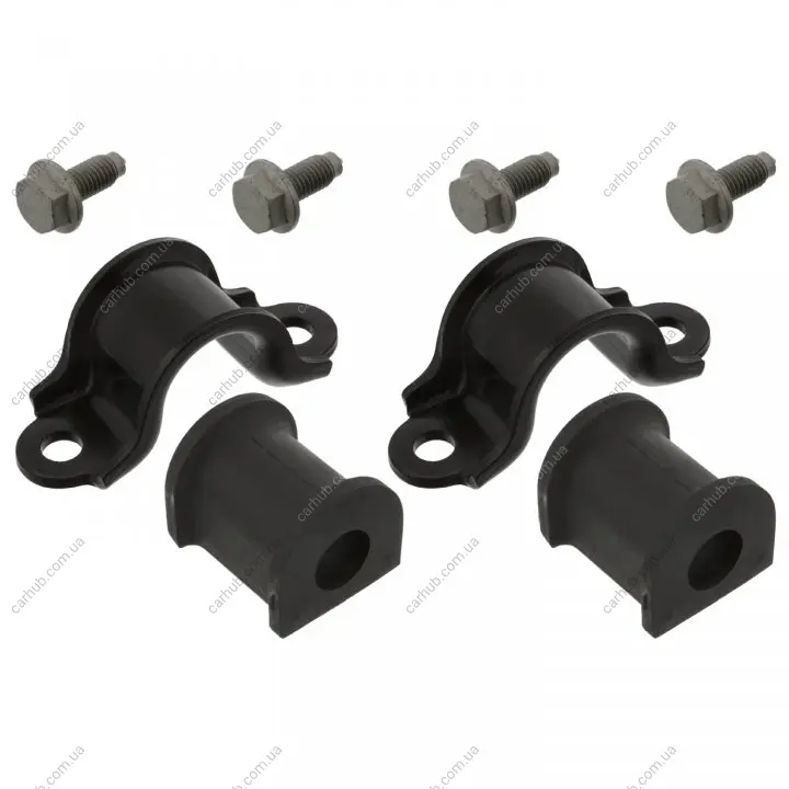 Втулка стабілізатора (заднього) (к-кт) VW Caddy 03- (d=19mm) FEBI BILSTEIN 44860 (фото 1)