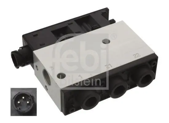 Клапан регулювання висоти VOLVO 7500, 8700, 9400, B6, FH12, FH16, FM10, FM12, FM7, FM9 01.91- FEBI BILSTEIN 45185 (фото 1)