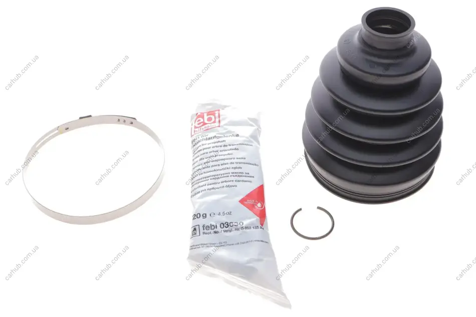 Пильник ШРКШ (зовнішній) VW Caddy III/IV/Passat/T5/Audi A4/A6 07- (к-кт) FEBI BILSTEIN 45947 (фото 1)