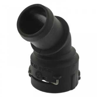 Фланець патрубка радіатора Caddy III/Golf IV/V/Passat/Octavia 96- (верхній) Л. FEBI BILSTEIN 45978