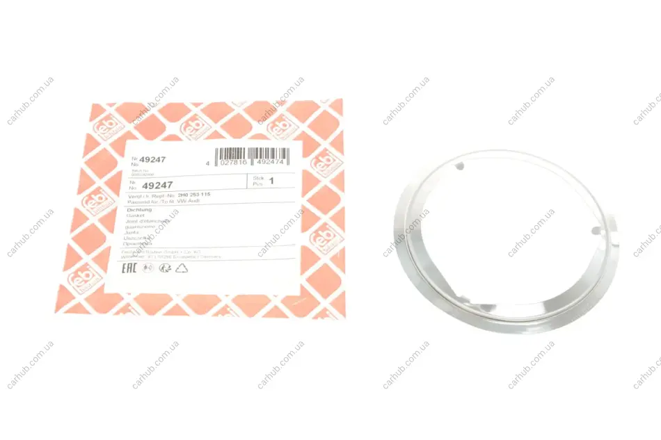 Прокладка глушника VW Crafter/T4 2.0 TDI 11- FEBI BILSTEIN 49247 (фото 1)