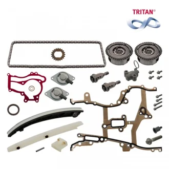 Комплект ланцюга ГРМ Opel Astra J/Corsa D/Chevrolet Aveo 1.2-1.4 09- FEBI BILSTEIN 49455