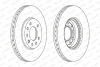Комплект гальмівних дисків (2 шт) передн лів/прав CHEVROLET ASTRA, ZAFIRA OPEL ASTRA G, ASTRA H, ASTRA H CLASSIC, ASTRA H GTC, COMBO, COMBO TOUR, CORSA C, MERIVA A, MERIVA B 1.2-2.2D 02.98- FERODO DDF1042C (фото 2)