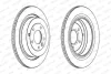 Диск гальмівний задн лів/прав LAND ROVER DISCOVERY III, DISCOVERY IV, RANGE ROVER SPORT I 2.7D-5.0 07.04-12.18 FERODO DDF1433C-1 (фото 1)