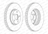 Комплект гальмівних дисків (2 шт) передн лів/прав TOYOTA AVENSIS 1.6-2.0D 01.03-11.08 FERODO DDF1508C (фото 2)